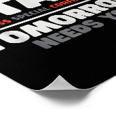 明日を生きるあなたを支える 精神的健康の意識 ポスター (角)