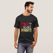 明日ストップ考えるは駄目だ Tシャツ (正面フル)