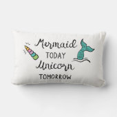 明日今日人魚のユニコーン ランバークッション (裏面)