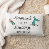 明日今日人魚のユニコーン ランバークッション (ブランケット)