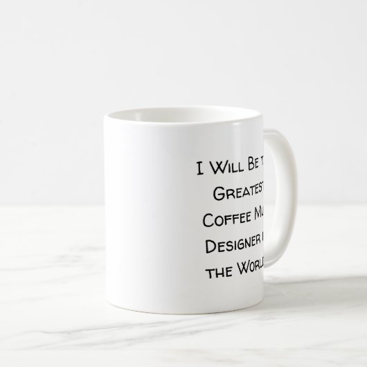 明日起きたら私は… コーヒーマグカップ (正面右)