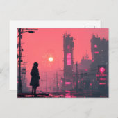 明日静かの都市 ポストカード (正面/裏面)