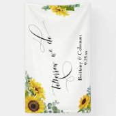 明日、私たちはエレガントフローラリハーサルディナーを行う 横断幕 (縦)