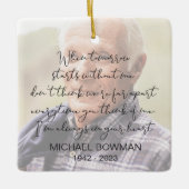 明日Without Meスクエアセラミックオーナメント セラミックオーナメント (正面)