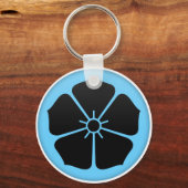 明智氏家紋 キーホルダー (正面)