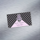 明暗の木（紫） マグネット名刺 (インサイチュ)