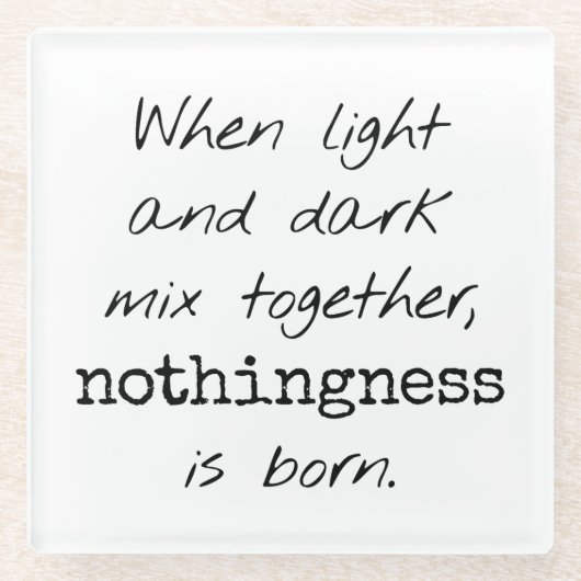 明暗ガラスのコースター ガラスコースター (正面)