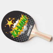 明暗中間部Kaブーム! スーパーヒーローのパーソナライズなかい 卓球ラケット (横)