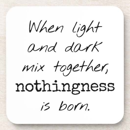 明暗懸命プラスチックコースター コースター (正面)