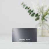 明暗黒平エレガントモダンカッコいい面 名刺 (スタンド正面)