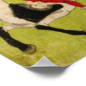 明治時代の大きなフランス式サーカスが靖国神社の境内にて ポスター (角)