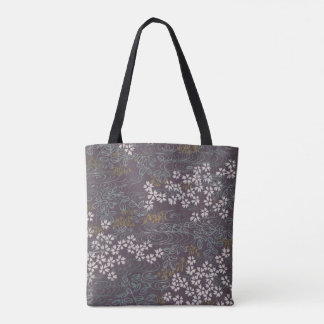 明治時代の桜川トートバッグ | 桜の花 トートバッグ