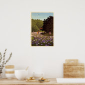 明治神宮菖蒲園明治神宮のアイリスガーデン川瀬蓮井 ポスター (キッチン)