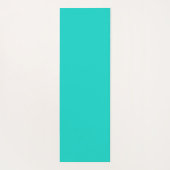 明無地のるいターコイズ ヨガマット (裏面)