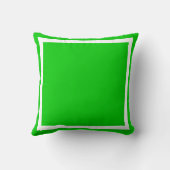 明無地のるい緑の枕 クッション (裏面)