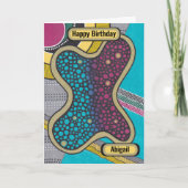 明熱狂するるいアメーバ、ドードルスタイルパーソナライズされた、 カード (正面)