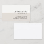 明白でエレガントな色は専門のモダンを滑らかにします 名刺 (正面/裏面)