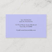 明白で及びシンプルで軽いタマキビの名刺 名刺 (裏面)