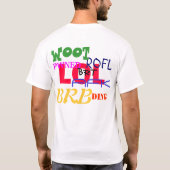 明白で白いワイシャツ(布の装甲) - Statsの… Tシャツ (裏面)