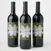 明白で白い美しい ワインラベル (ボトル)