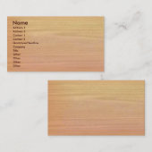 明白なかえでの木製の名刺 名刺 (正面/裏面)