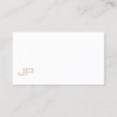 明白なアポイントメントのメモのモダンでエレガントなトレンディー 予約カード (裏面)