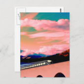 明白なコロンビアの峡谷 ポストカード (正面/裏面)