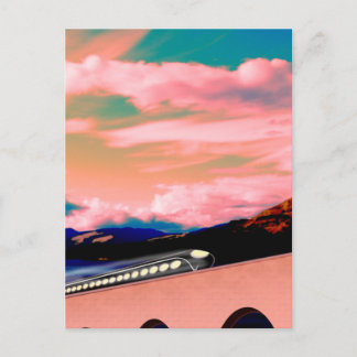 明白なコロンビアの峡谷 ポストカード