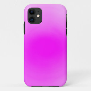 明白なピンクの背景 iPhone 11 ケース