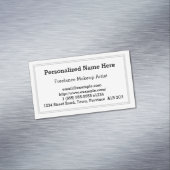 明白なフリーのメーキャップアーティスト マグネット名刺 (インサイチュ)