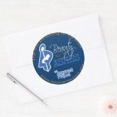 明白なプロジェクトのステッカー ラウンドシール (封筒)