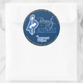 明白なプロジェクトのステッカー ラウンドシール (バッグ)