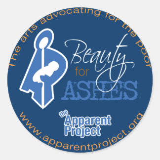 明白なプロジェクトのステッカー ラウンドシール