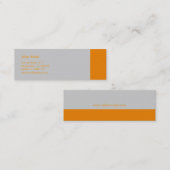 明白な名刺 スキニー名刺 (正面/裏面)