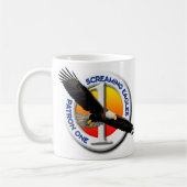 明白な白のVP-1及びIBNFEのロゴ15のozのマグ コーヒーマグカップ (左)