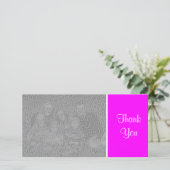 明白な色-ありがとう-マゼンタ サンキューカード (スタンド正面)