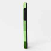 明白な薄緑のストライプ Case-Mate iPhoneケース (裏面/左)