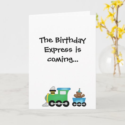 明白な誕生日 カード (黄色い花)