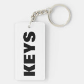 明白な キーホルダー (裏面)