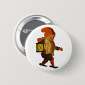 明白なTomtenボタン- 缶バッジ (正面&裏面)