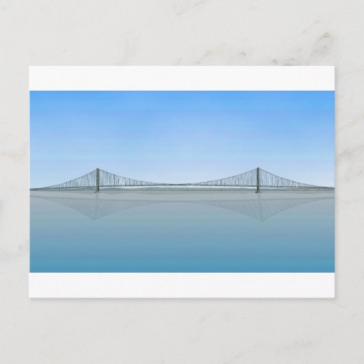 明石海峡吊り橋：別名パールブリッジ ポストカード (正面)