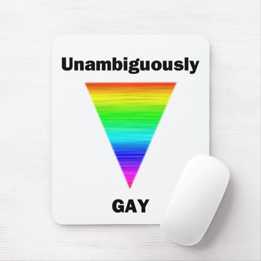明確なゲイ マウスパッド (マウス)