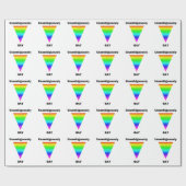 明確なゲイ ラッピングペーパー (フラット)