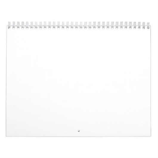 明確な黒で囲まれた白い四角縁ど形 カレンダー (カバー)