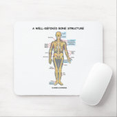 明確に定義された骨構造（人間の骨格） マウスパッド (マウス)