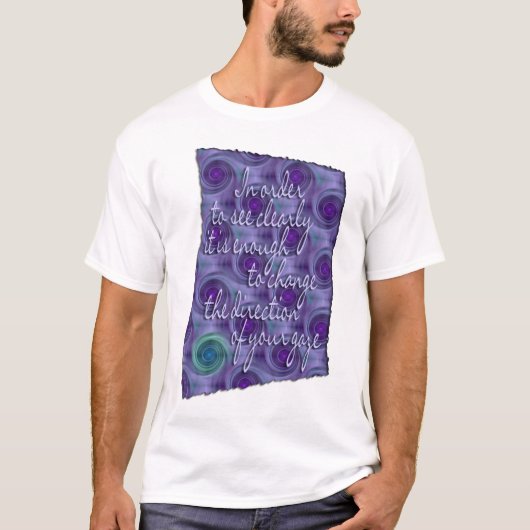 明確に見る Tシャツ (正面)