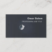 「明確エレガントで明瞭なモダン名刺 名刺 (正面)