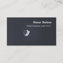 「明確エレガントで明瞭なモダン名刺 名刺