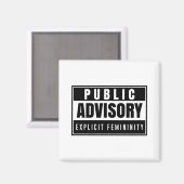 明示フェミニティ磁石 マグネット (正面/裏面)