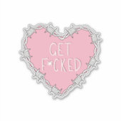 明示的な有床配線ハート シール (正面)